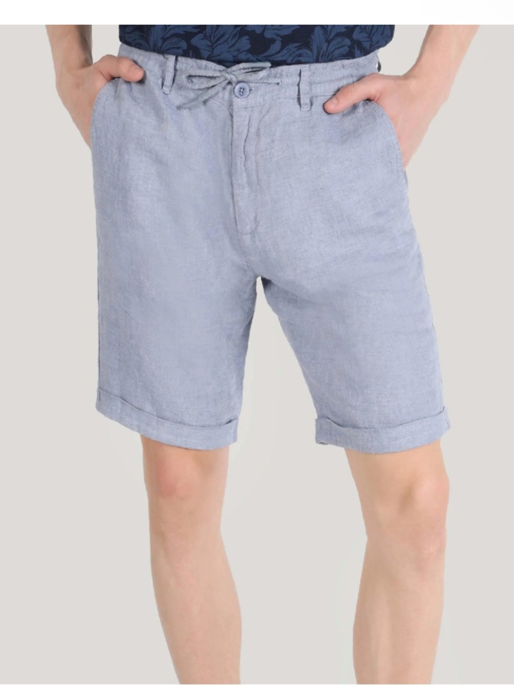 ❤️ Colin’s Light Blue Linen Shorts 10” inseam XXL